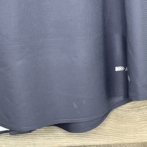 Ariat Tek Button Down Shirt Mens Med Gray Performance Heat Series Button Up - Picture 11 of 14